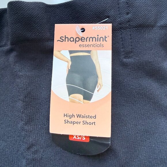 Shapermint High Waisted Shaper Shorts Womens XS/S Black Lightweight & Breathable - Picture 3 of 9